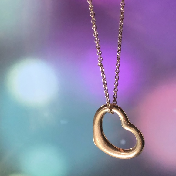Tiffany & Co. Heart Charm Sterling SilverNecklace